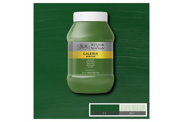 Galeria Akryl 1L Sap Green 599 i gruppen SPORT, FRITID & HOBBY / Hobby / Male & Tegne / Kunstnerfarger / Akryl hos TP E-commerce Nordic AB (A08904)