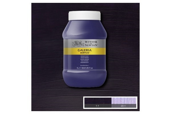 Galeria Acrylic 1L Winsor Violet 728 i gruppen SPORT, FRITID & HOBBY / Hobby / Male & Tegne / Kunstnerfarger / Akryl hos TP E-commerce Nordic AB (A08906)