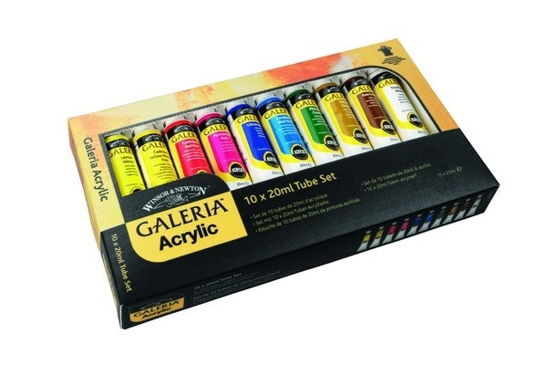 GALERIA ACRYLIC 10x20 ml sett i gruppen SPORT, FRITID & HOBBY / Hobby / Male & Tegne / Kunstnerfarger / Akryl hos TP E-commerce Nordic AB (A08910)