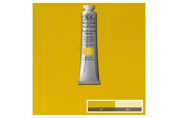 Prof Acrylic 200ML AZO YELLOW MEDIUM 019 i gruppen SPORT, FRITID & HOBBY / Hobby / Male & Tegne / Kunstnerfarger / Akryl hos TP E-commerce Nordic AB (A08944)