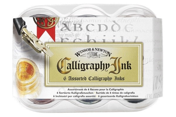 Kalligrafibläck 6x30 ml i gruppen SPORT, FRITID & HOBBY / Hobby / Male & Tegne / Kunstnerfarger / Blekk hos TP E-commerce Nordic AB (A08949)