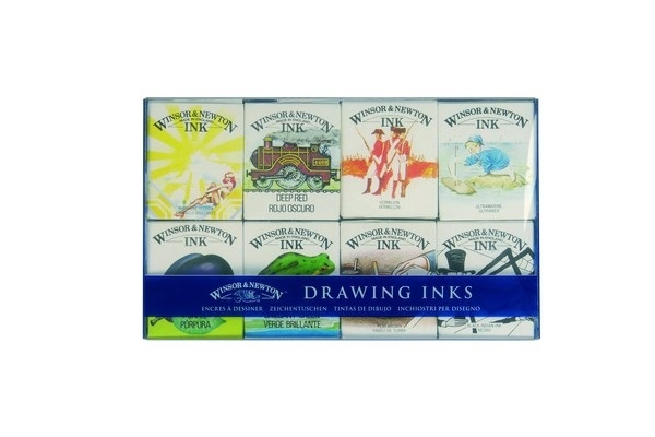 Tegneblekk William Collection 8x14 ml i gruppen SPORT, FRITID & HOBBY / Hobby / Male & Tegne / Kunstnerfarger / Blekk hos TP E-commerce Nordic AB (A08955)