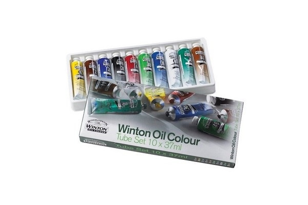 Winton oljefargesett 10x37 ml i gruppen SPORT, FRITID & HOBBY / Hobby / Male & Tegne / Kunstnerfarger / Oljefarger hos TP E-commerce Nordic AB (A08964)