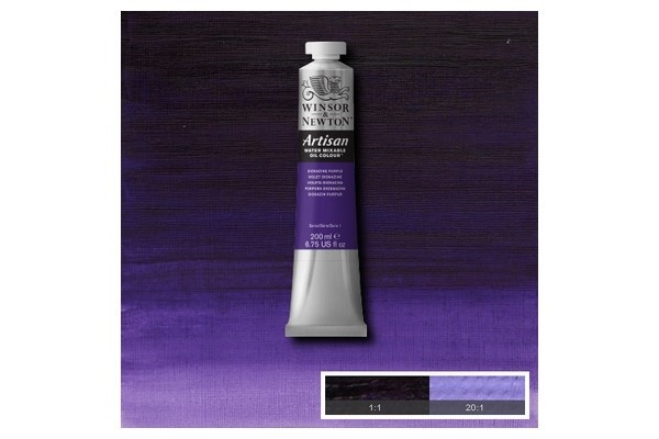 Arti Wat-Mix Oil 200 ml Dioxazine Purple 229 i gruppen SPORT, FRITID & HOBBY / Hobby / Male & Tegne / Kunstnerfarger / Oljefarger hos TP E-commerce Nordic AB (A08969)