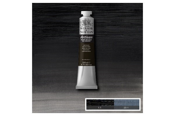 Arti Wat-Mix olje 200 ml lampe svart 337 i gruppen SPORT, FRITID & HOBBY / Hobby / Male & Tegne / Kunstnerfarger / Oljefarger hos TP E-commerce Nordic AB (A08972)