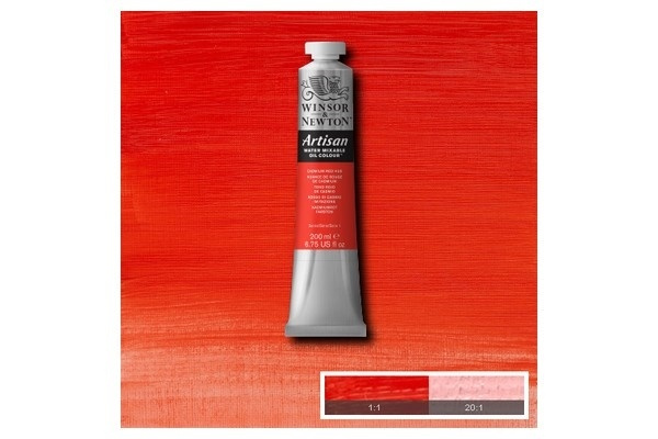 Arti Wat-Mix Oil 200 ml Cad Red Hue 095 i gruppen SPORT, FRITID & HOBBY / Hobby / Male & Tegne / Kunstnerfarger / Oljefarger hos TP E-commerce Nordic AB (A08975)