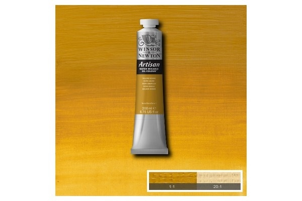Arti Wat-Mix Oil 200 ml gul oker 744 i gruppen SPORT, FRITID & HOBBY / Hobby / Male & Tegne / Kunstnerfarger / Oljefarger hos TP E-commerce Nordic AB (A08976)