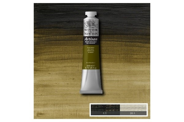 Arti Wat-Mix Oil 200 ml olivengrønn 447 i gruppen SPORT, FRITID & HOBBY / Hobby / Male & Tegne / Kunstnerfarger / Oljefarger hos TP E-commerce Nordic AB (A08983)