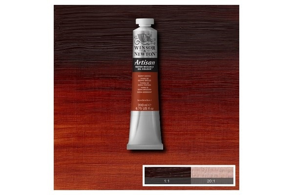 Arti Wat-Mix Oil 200Ml Burnt Sienna 074 i gruppen SPORT, FRITID & HOBBY / Hobby / Male & Tegne / Kunstnerfarger / Oljefarger hos TP E-commerce Nordic AB (A08984)