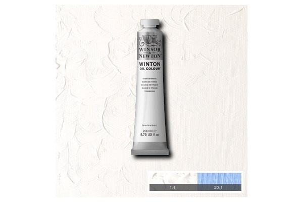 WINTON OLJE COL 200ML (40) TITANHVIT 644 i gruppen SPORT, FRITID & HOBBY / Hobby / Male & Tegne / Kunstnerfarger / Oljefarger hos TP E-commerce Nordic AB (A09027)