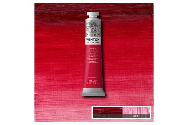 WINTON OIL COL 200ml Perm alizarin crimson (1) 468 i gruppen SPORT, FRITID & HOBBY / Hobby / Male & Tegne / Kunstnerfarger / Oljefarger hos TP E-commerce Nordic AB (A09028)