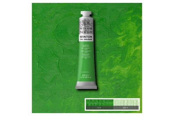 WINTON OIL COL 200 ml Perm green light (48) 483 i gruppen SPORT, FRITID & HOBBY / Hobby / Male & Tegne / Kunstnerfarger / Oljefarger hos TP E-commerce Nordic AB (A09038)