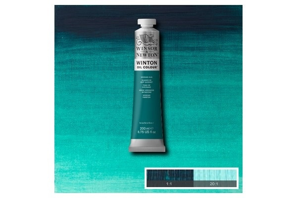 WINTON OIL COL 200 ml Viridian hue (43) 696 i gruppen SPORT, FRITID & HOBBY / Hobby / Male & Tegne / Kunstnerfarger / Oljefarger hos TP E-commerce Nordic AB (A09040)