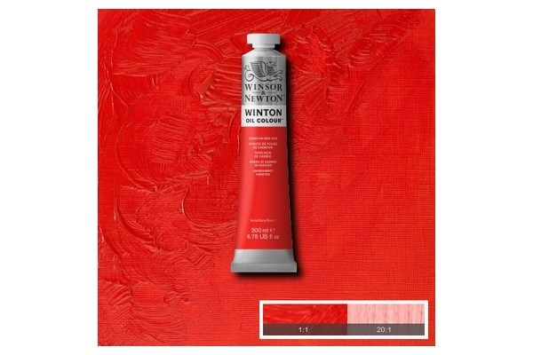 WINTON OIL COL 200 ml Cadmium red hue (05) 095 i gruppen SPORT, FRITID & HOBBY / Hobby / Male & Tegne / Kunstnerfarger / Oljefarger hos TP E-commerce Nordic AB (A09050)