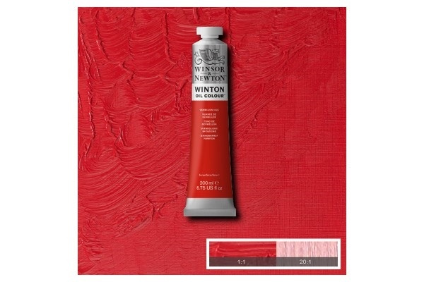 WINTON OIL COL 200 ml Vermilion hue (42) 682 i gruppen SPORT, FRITID & HOBBY / Hobby / Male & Tegne / Kunstnerfarger / Oljefarger hos TP E-commerce Nordic AB (A09051)