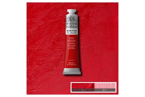 WINTON OIL COL 200 ml Cad rød dyp fargetone (06) 098 i gruppen SPORT, FRITID & HOBBY / Hobby / Male & Tegne / Kunstnerfarger / Oljefarger hos TP E-commerce Nordic AB (A09052)