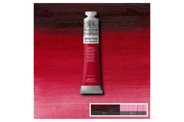 Winton Oil Col 200Ml (17) Perm Crimson Lake 478 i gruppen SPORT, FRITID & HOBBY / Hobby / Male & Tegne / Kunstnerfarger / Oljefarger hos TP E-commerce Nordic AB (A09054)