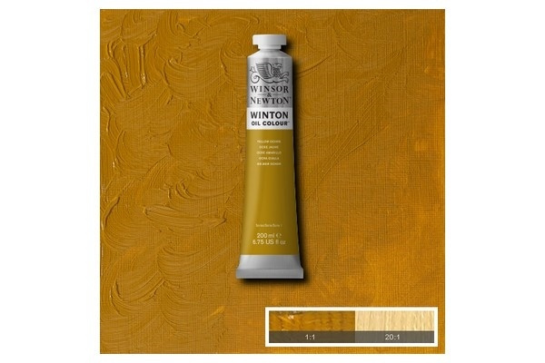 Winton Oil Col 200Ml (44) Yellow Ochre 744 i gruppen SPORT, FRITID & HOBBY / Hobby / Male & Tegne / Kunstnerfarger / Oljefarger hos TP E-commerce Nordic AB (A09059)