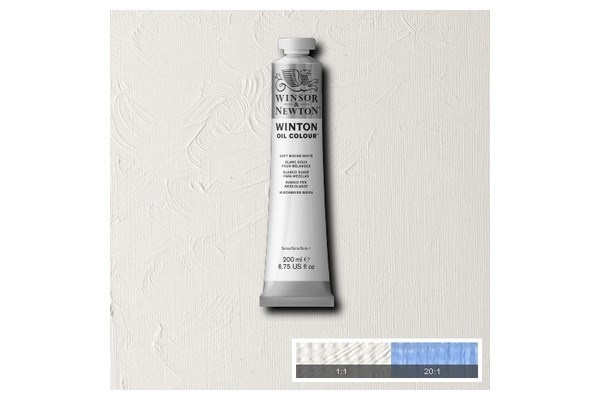 Winton Oil Col 200Ml (77) Soft Mixing White 415 i gruppen SPORT, FRITID & HOBBY / Hobby / Male & Tegne / Kunstnerfarger / Oljefarger hos TP E-commerce Nordic AB (A09072)