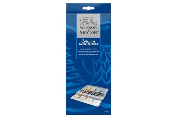 Cotman Water Colour 45x½-pan studio i gruppen SPORT, FRITID & HOBBY / Hobby / Male & Tegne / Kunstnerfarger / Akvarellfarger hos TP E-commerce Nordic AB (A09086)