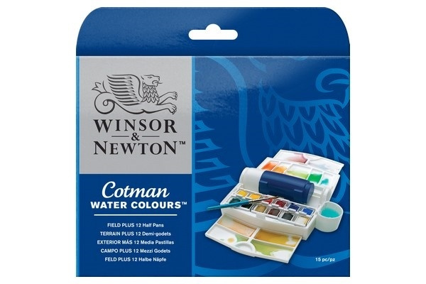 Cotman Water Col Field box Plus i gruppen SPORT, FRITID & HOBBY / Hobby / Male & Tegne / Kunstnerfarger / Akvarellfarger hos TP E-commerce Nordic AB (A09089)