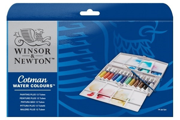 Cotman Water Colour Tube Painting box Plus i gruppen SPORT, FRITID & HOBBY / Hobby / Male & Tegne / Kunstnerfarger / Akvarellfarger hos TP E-commerce Nordic AB (A09092)