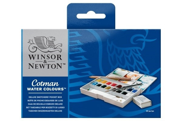 Cotman Water Colour Deluxe lommeeske i gruppen SPORT, FRITID & HOBBY / Hobby / Male & Tegne / Kunstnerfarger / Akvarellfarger hos TP E-commerce Nordic AB (A09100)