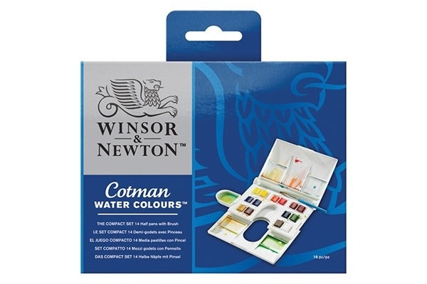 Cotman Watercolour set i gruppen SPORT, FRITID & HOBBY / Hobby / Male & Tegne / Kunstnerfarger / Akvarellfarger hos TP E-commerce Nordic AB (A09102)