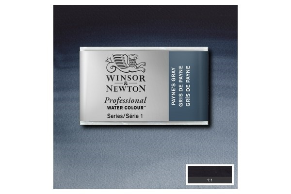 Prof Water Colour Pan/W Paynes Grey 465 i gruppen SPORT, FRITID & HOBBY / Hobby / Male & Tegne / Kunstnerfarger / Akvarellfarger hos TP E-commerce Nordic AB (A09136)