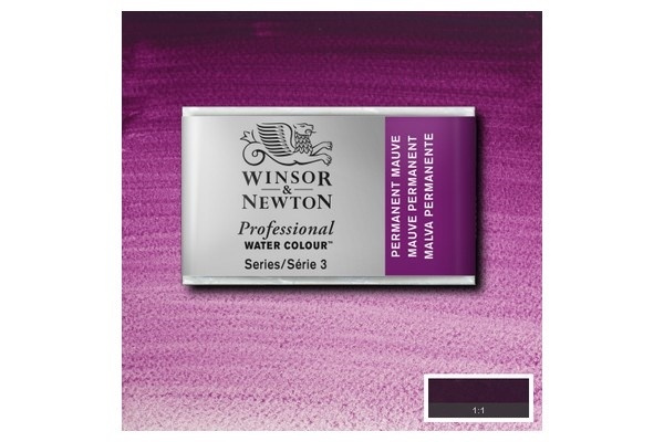 Prof Water Colour Pan/W Perm Mauve 491 i gruppen SPORT, FRITID & HOBBY / Hobby / Male & Tegne / Kunstnerfarger / Akvarellfarger hos TP E-commerce Nordic AB (A09139)