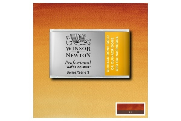 Prof Water Colour Pan/W Quinac Gold 547 i gruppen SPORT, FRITID & HOBBY / Hobby / Male & Tegne / Kunstnerfarger / Akvarellfarger hos TP E-commerce Nordic AB (A09144)