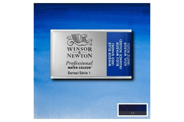 Winsor Prof Water Colour Pan/W Blue Rd 709 i gruppen SPORT, FRITID & HOBBY / Hobby / Male & Tegne / Kunstnerfarger / Akvarellfarger hos TP E-commerce Nordic AB (A09157)
