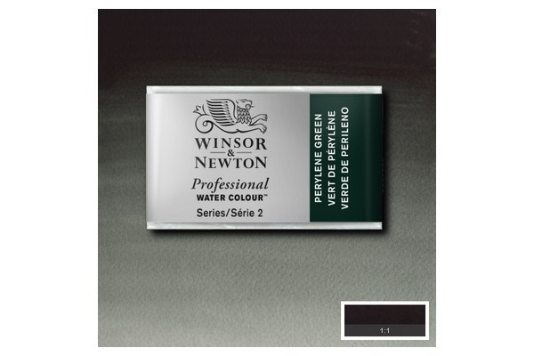 Prof Water Colour Pan/W Perylene Grn\'04 460 i gruppen SPORT, FRITID & HOBBY / Hobby / Male & Tegne / Kunstnerfarger / Akvarellfarger hos TP E-commerce Nordic AB (A09176)