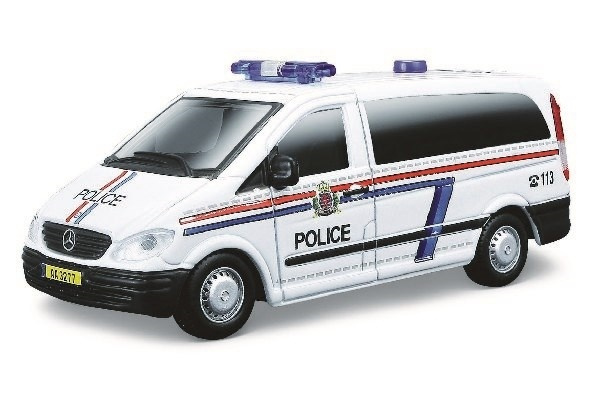 Politibil Mercedes-Benz Vito i skala 1:50 i gruppen LEKER, BARN OG BABY / Leker / Lekebiler hos TP E-commerce Nordic AB (A09203)