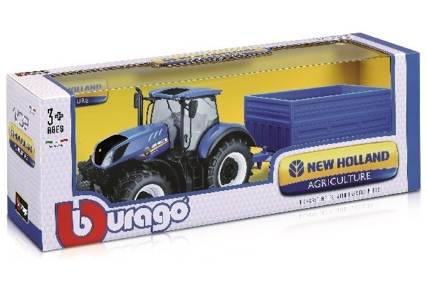 Traktor 1:32 m/tilhenger New Holland T7.315 ass. i gruppen LEKER, BARN OG BABY / Leker / Lekebiler hos TP E-commerce Nordic AB (A09248)