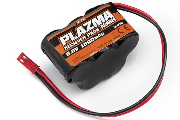 Plazma 6,0 V 1600 mAh NiMH-mottakerbatteripakke i gruppen LEKER, BARN OG BABY / Radiostyrt / RC Batterier / NiMH / 6,0V hos TP E-commerce Nordic AB (A09494)