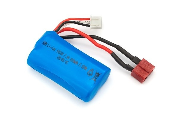 Batteripakke (Li-ion 7,4 V, 800 mAh), m/Dean-plugg i gruppen LEKER, BARN OG BABY / Radiostyrt / RC Batterier / LiPo / 7,4V hos TP E-commerce Nordic AB (A09509)