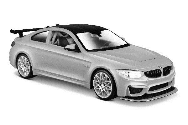 BMW M4 GTS 1:24 Metallic Flat Grey i gruppen LEKER, BARN OG BABY / Leker / Lekebiler hos TP E-commerce Nordic AB (A09667)