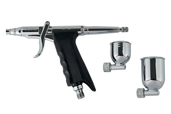 Sprøytepistol GP-35 0,35 mm koppstørrelse 7 ml + 15 ml metallkopp i gruppen SPORT, FRITID & HOBBY / Hobby / Airbrush / Sprøytepistoler hos TP E-commerce Nordic AB (A09706)