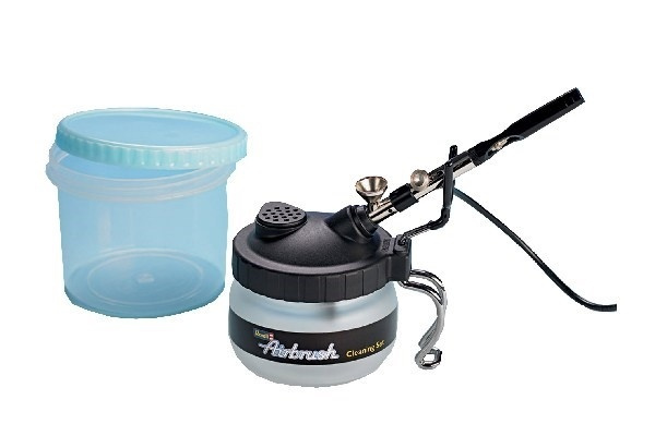 Airbrush-rengjøringssett med stativ i gruppen SPORT, FRITID & HOBBY / Hobby / Airbrush / Tilbehør hos TP E-commerce Nordic AB (A09887)