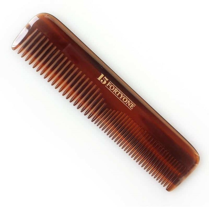 1541 London Lommekam (grove/fine tenner) i gruppen HELSE OG SKJØNNHET / Hår & styling / Barbering og trimming / Skjeggkammer og barberkoster hos TP E-commerce Nordic AB (A10182)