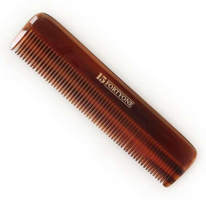 1541 London Slim Pocket Comb (fintandad/bredd) i gruppen HELSE OG SKJØNNHET / Hår & styling / Barbering og trimming / Skjeggkammer og barberkoster hos TP E-commerce Nordic AB (A10190)