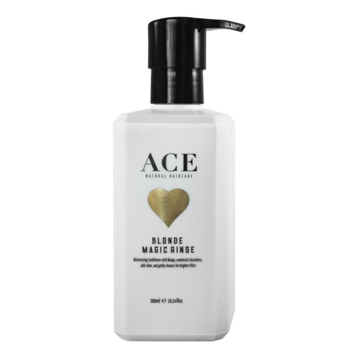 Ace Natural Haircare Blonde Magic Rinse 300ml i gruppen HELSE OG SKJØNNHET / Hår & styling / Hårpleie / Balsam hos TP E-commerce Nordic AB (A10194)