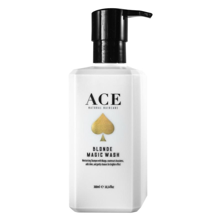 Ace Natural Haircare Blonde Magic Wash 300ml i gruppen HELSE OG SKJØNNHET / Hår & styling / Hårpleie / Sjampo hos TP E-commerce Nordic AB (A10195)