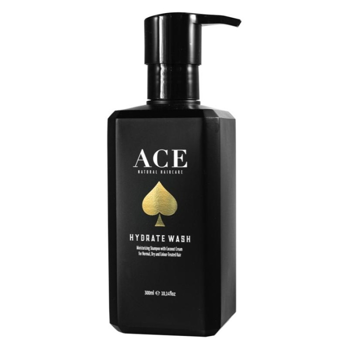 Ace Natural Haircare Hydrate Wash 300 ml i gruppen HELSE OG SKJØNNHET / Hår & styling / Hårpleie / Sjampo hos TP E-commerce Nordic AB (A10198)