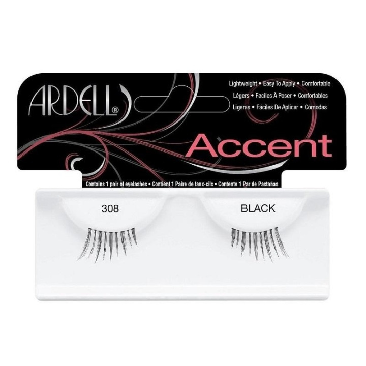 Ardell Accent Lashes 308 Black i gruppen HELSE OG SKJØNNHET / Makeup / Øyne og øyebryn / Løsvipper hos TP E-commerce Nordic AB (A10246)