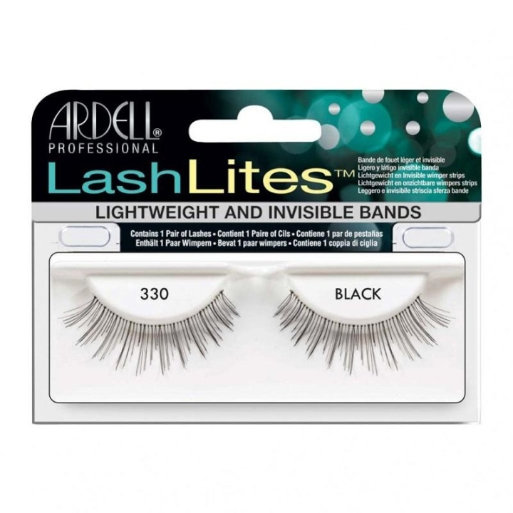 Ardell Lash Lites 330 Black i gruppen HELSE OG SKJØNNHET / Makeup / Øyne og øyebryn / Løsvipper hos TP E-commerce Nordic AB (A10292)