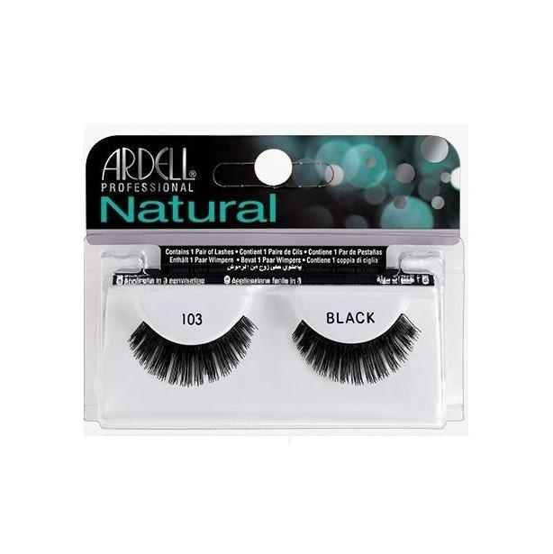 Ardell Natural Lashes 103 Black i gruppen HELSE OG SKJØNNHET / Makeup / Øyne og øyebryn / Løsvipper hos TP E-commerce Nordic AB (A10313)