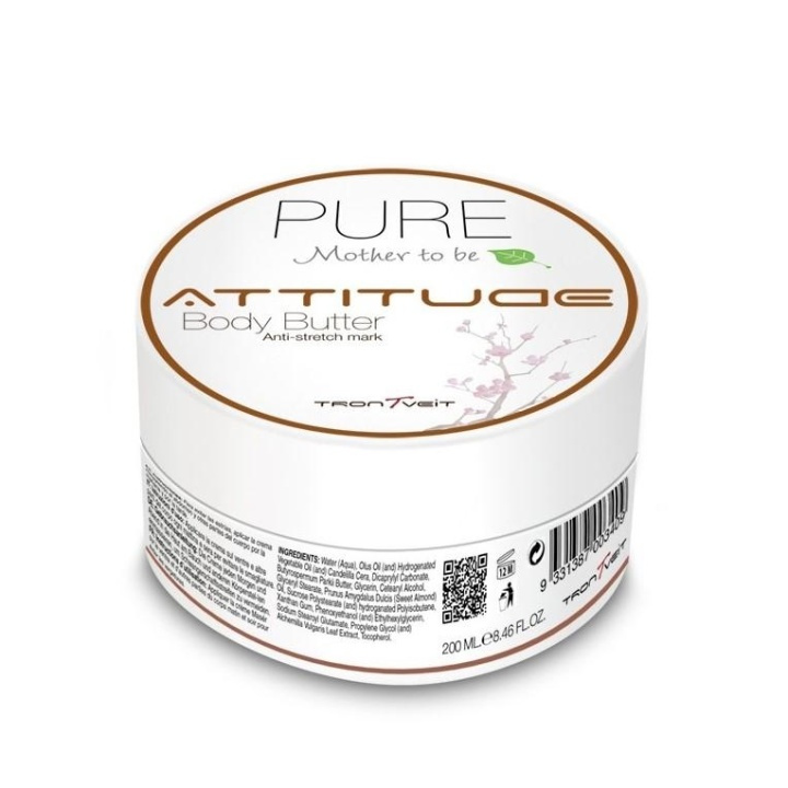 Attitude PURE Mother to be Body Butter 200 ml i gruppen HELSE OG SKJØNNHET / Hudpleie / Kroppspleie / Body lotion hos TP E-commerce Nordic AB (A10349)