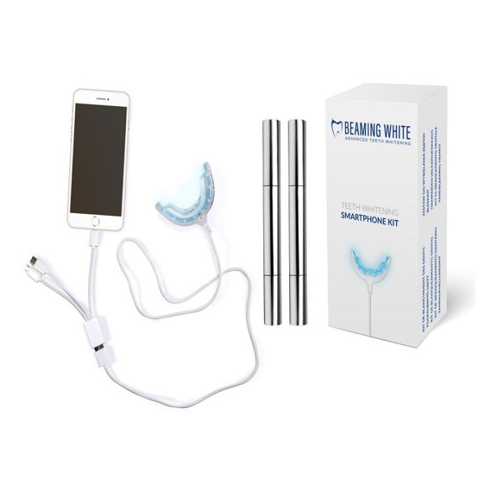 Beaming White Teeth Whitening Smartphone Kit i gruppen HELSE OG SKJØNNHET / Munnpleie / Whiteningprodukter hos TP E-commerce Nordic AB (A10391)